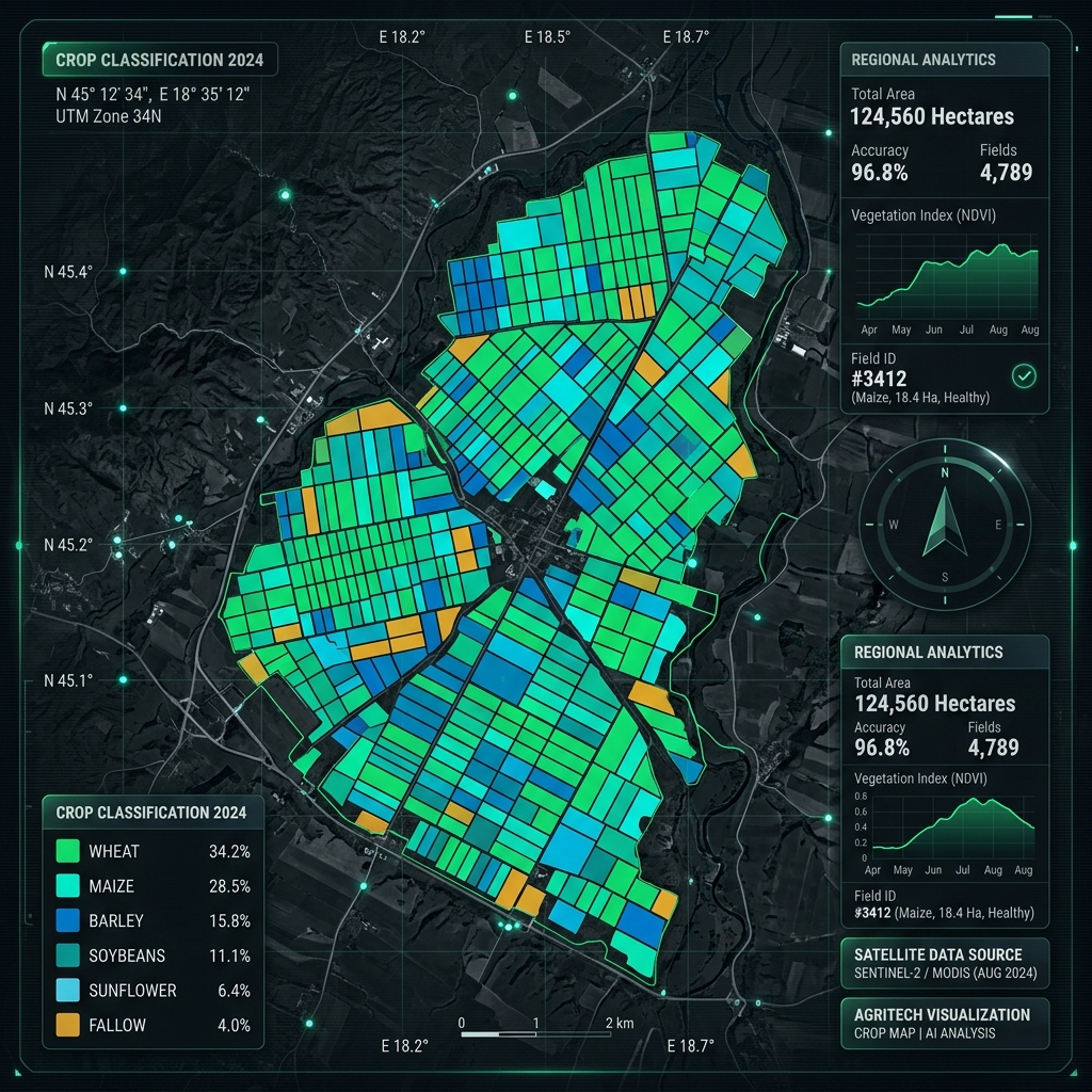Acreon Crop Classification Map